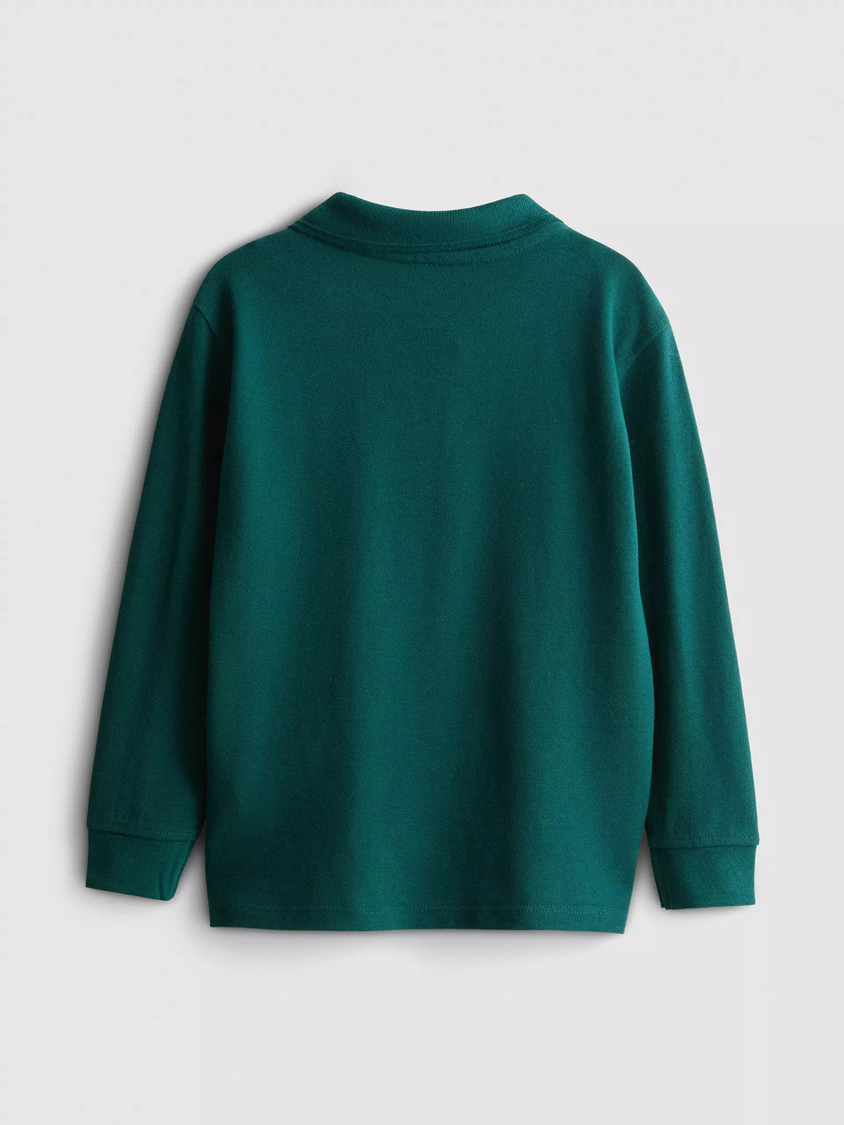 Boys Cotton Long-Sleeve Polo Shirt | 1-9 Years