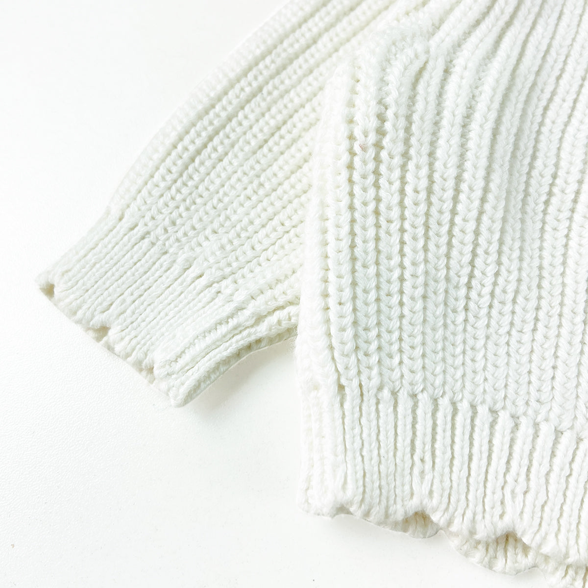 Baby Premium Soft Rib-Knit Cotton Cardigan Sweater