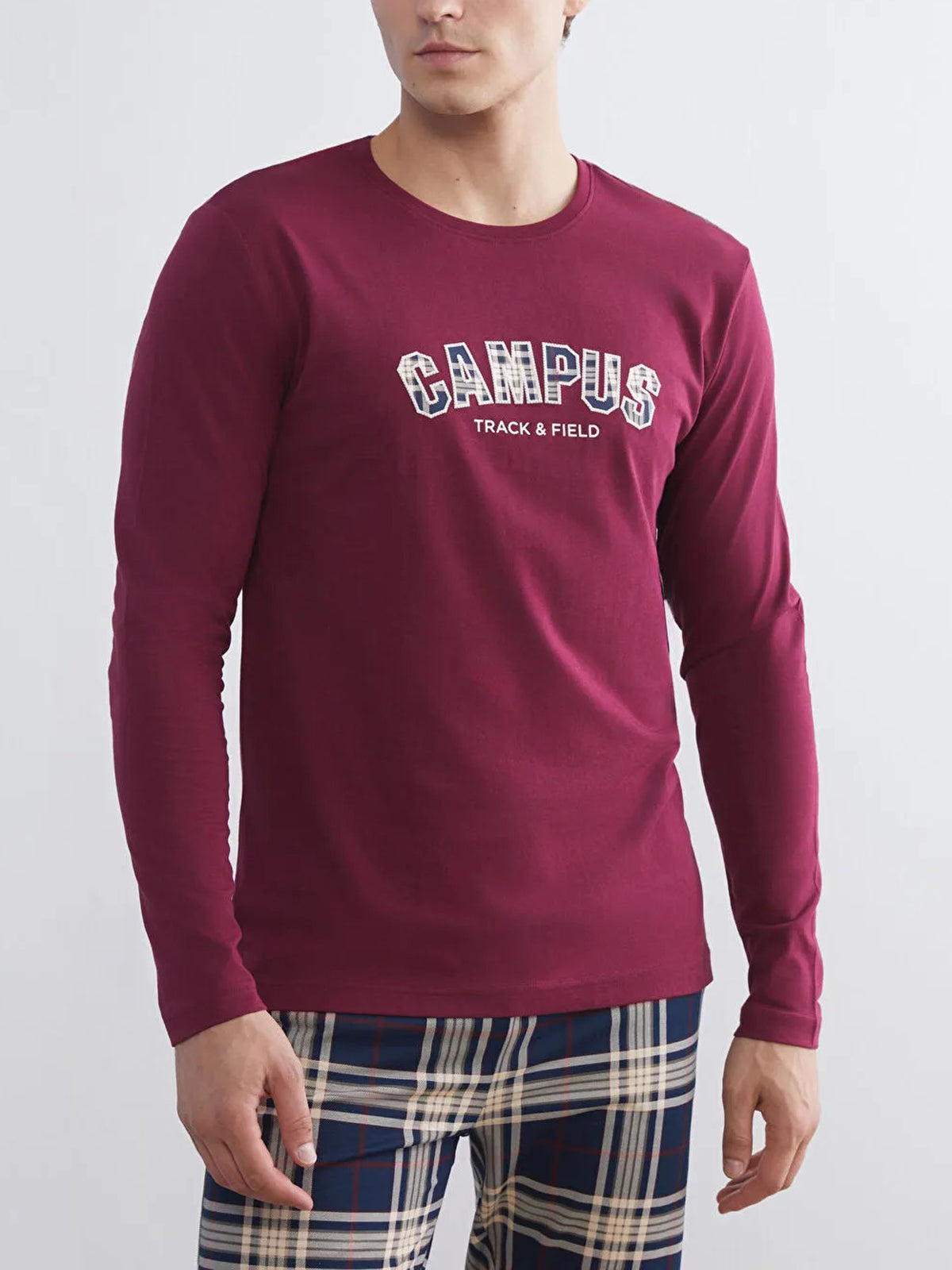 Mens Full Sleeve Crew Neck Jersey Cotton T-Shirt