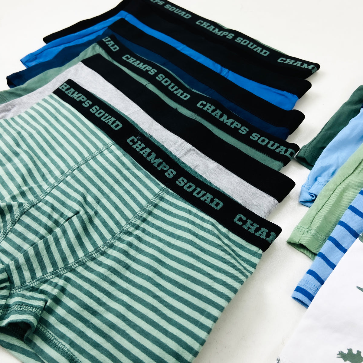 Pack of 5 Boys Soft Cotton Boxer Briefs | 2–14 Years
