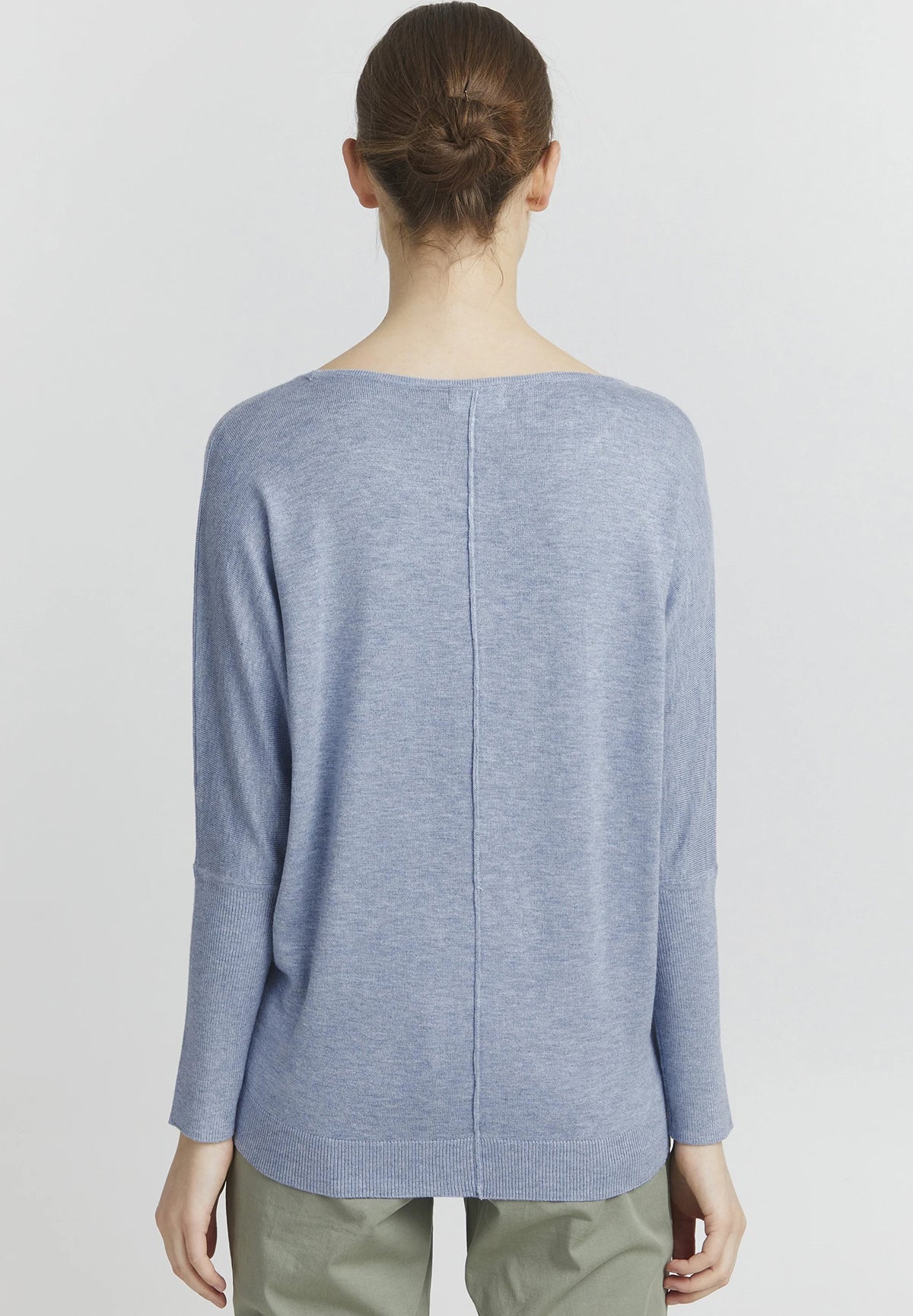 Womens Premium Soft Viscose Knit Crew Neck Sweater