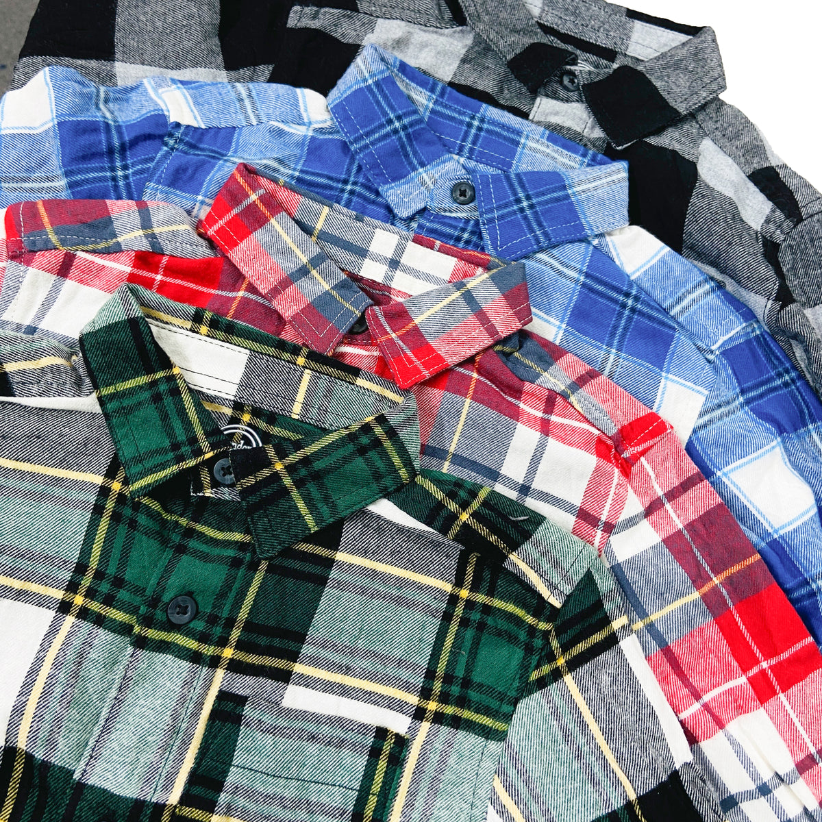 Kids Check Flannel Shirt with Chest Pocket
