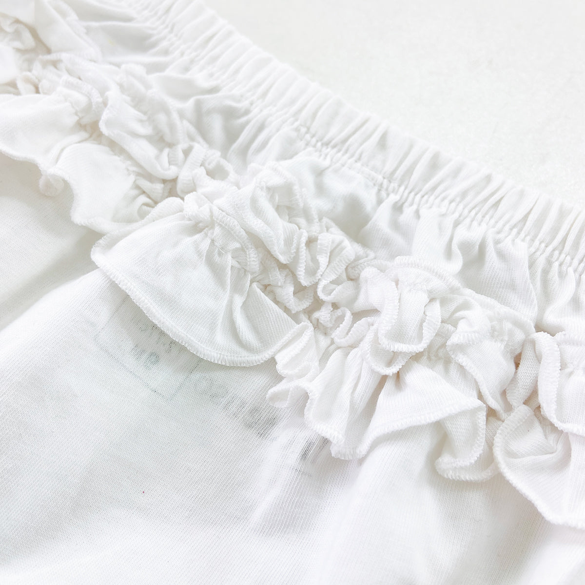 Baby Girls Ruffle Soft Cotton  Breathable Diaper Cover Short Pant