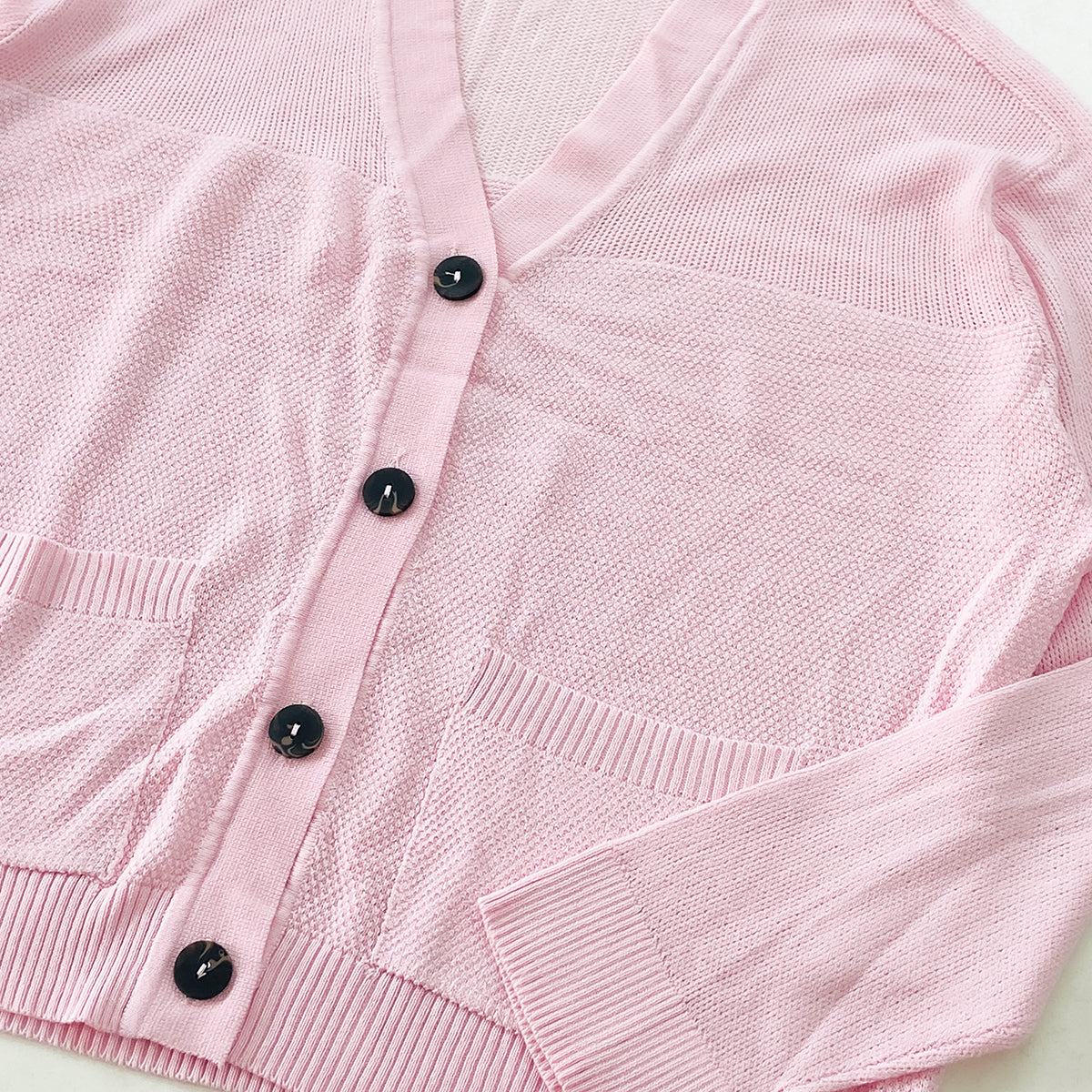 Womens Lightweight Knit Cardigan with Pockets