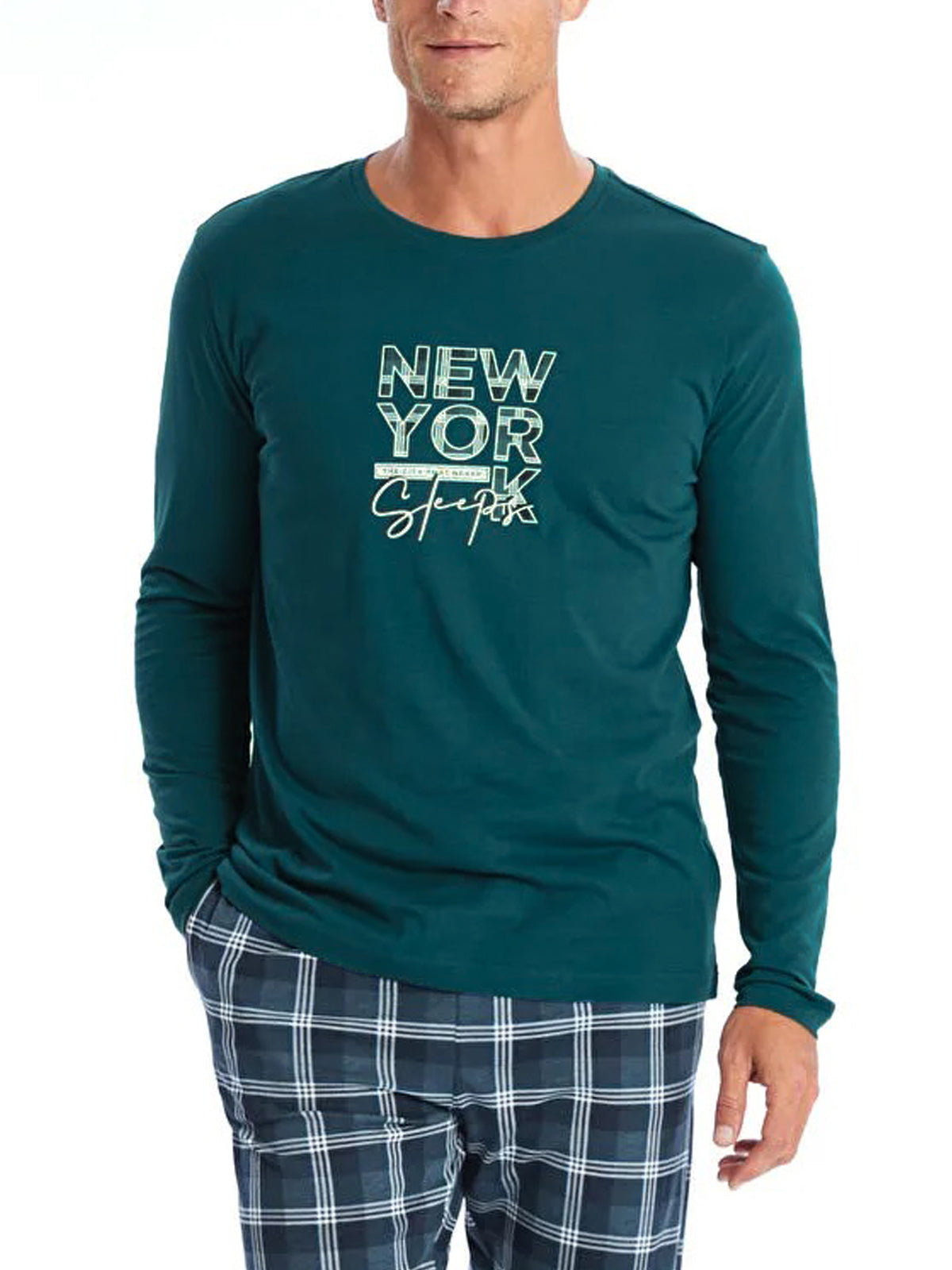 Mens Full Sleeve Crew Neck Jersey Cotton T-Shirt