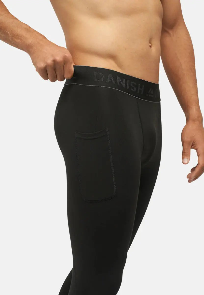 Mens Power Compression Tights with Side Pockets