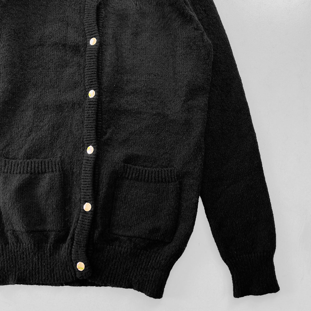 Womens Wool Blend Golden Button Knit Cardigan Sweater