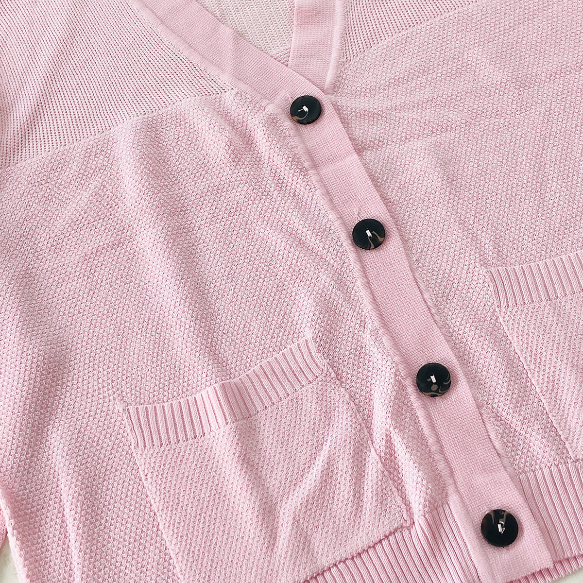 Womens Lightweight Knit Cardigan with Pockets