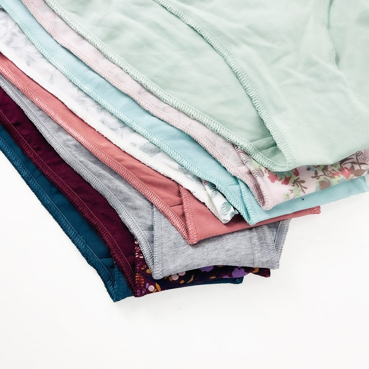 Pack of 5 Womens Soft Cotton Lace Trim Bikini Comfort Underwear Panty