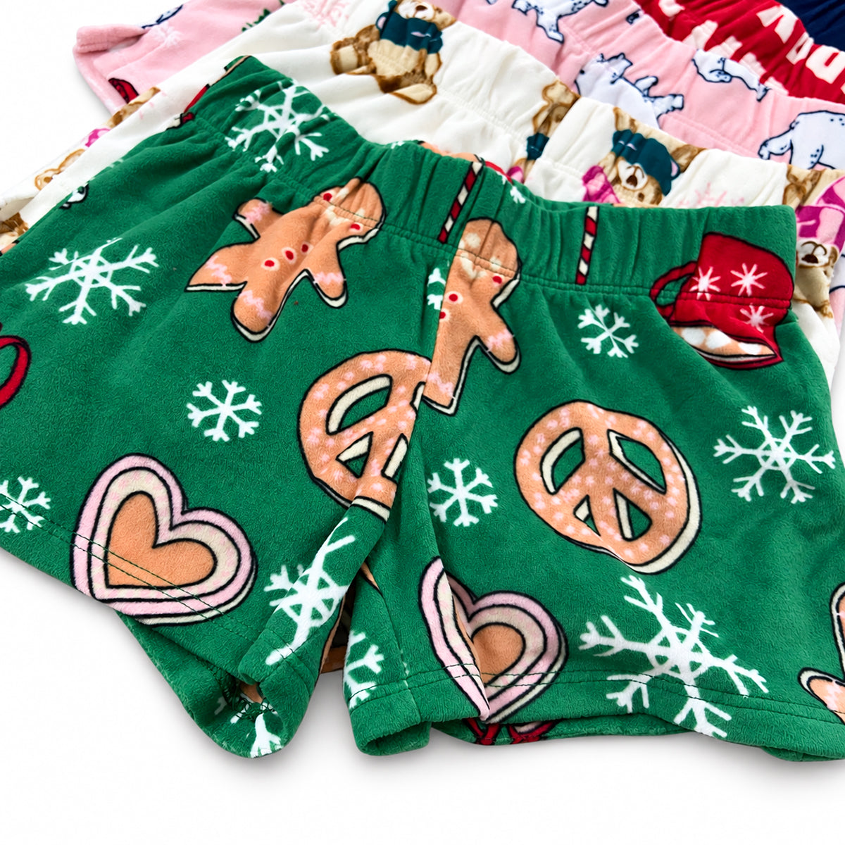 Girls Printed Soft Velvet Shorts | 4-18 Years