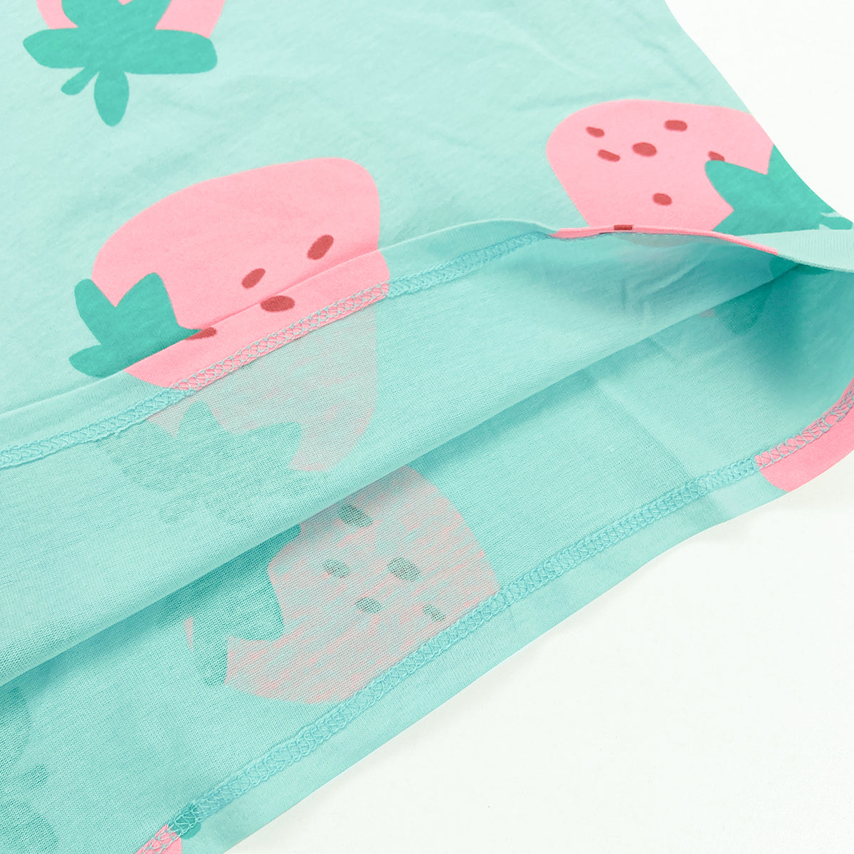 Kids Cotton Printed Summer Co-Ord Half Pajama Set