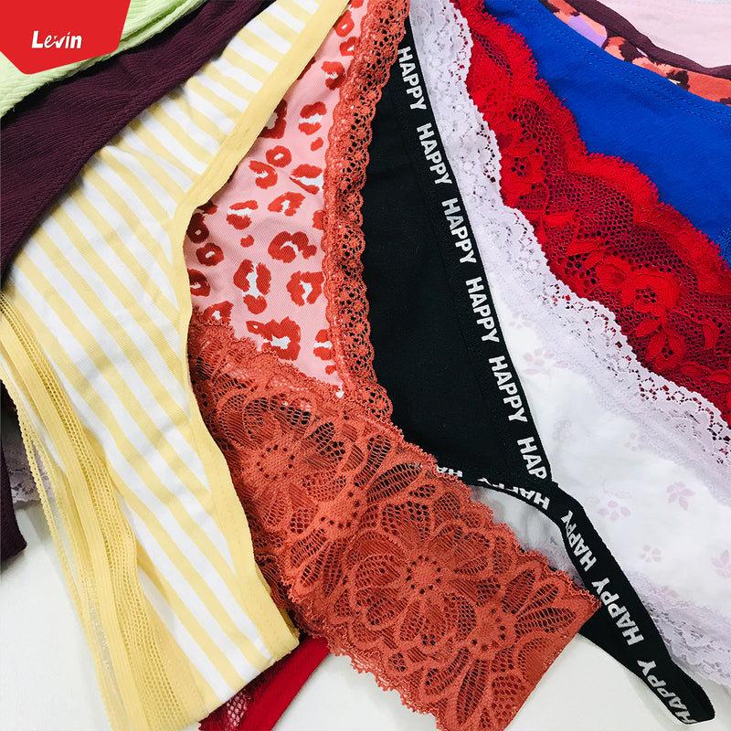 Pack of 5 Assorted Multicolor Ladies Premium Sexy Thong
