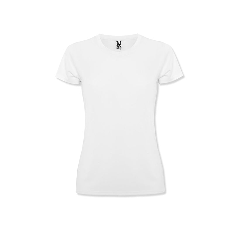 Ladies Crew Neck Technical Sports T-Shirt for Fitness