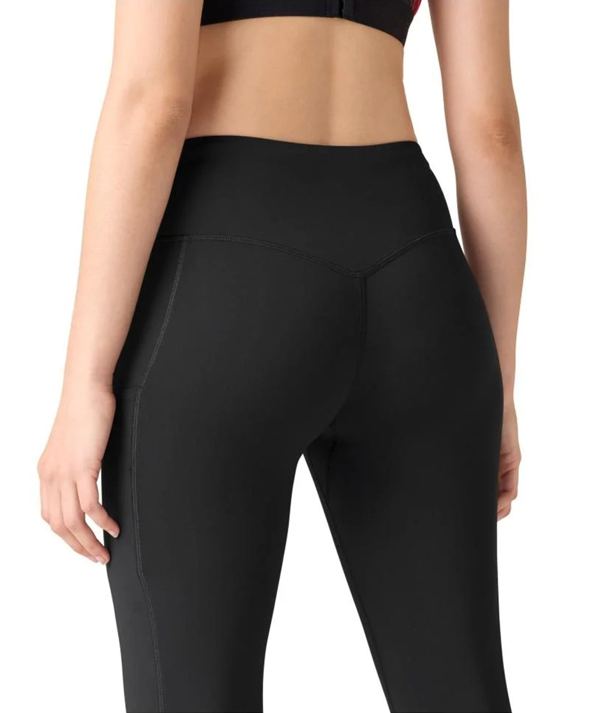 Womens High Waist Running Tights with Zippered Pockets