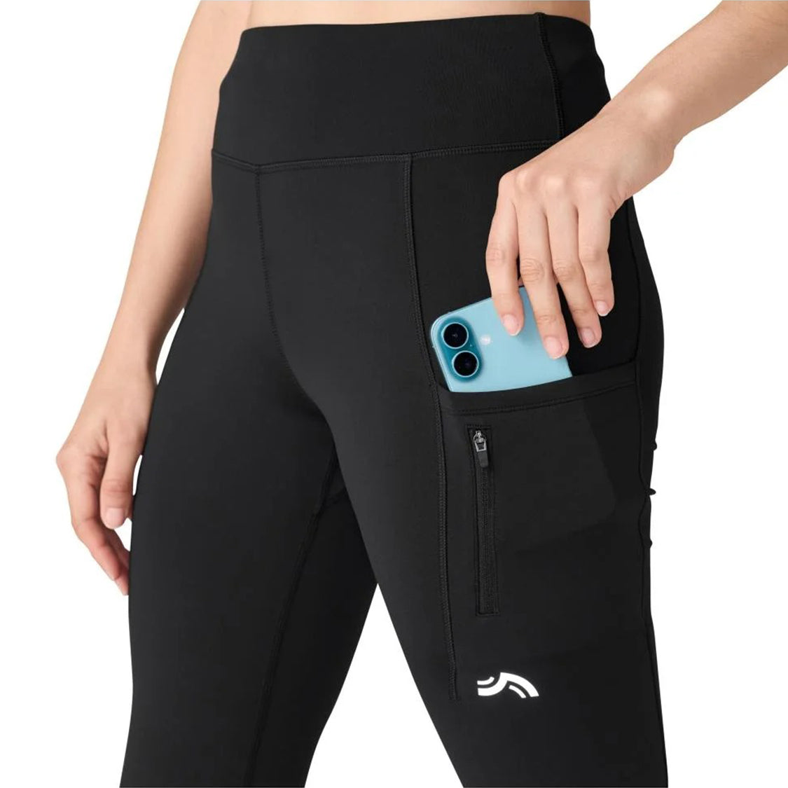 Womens Quick-Dry Capri Length Workout Pant with Pocket