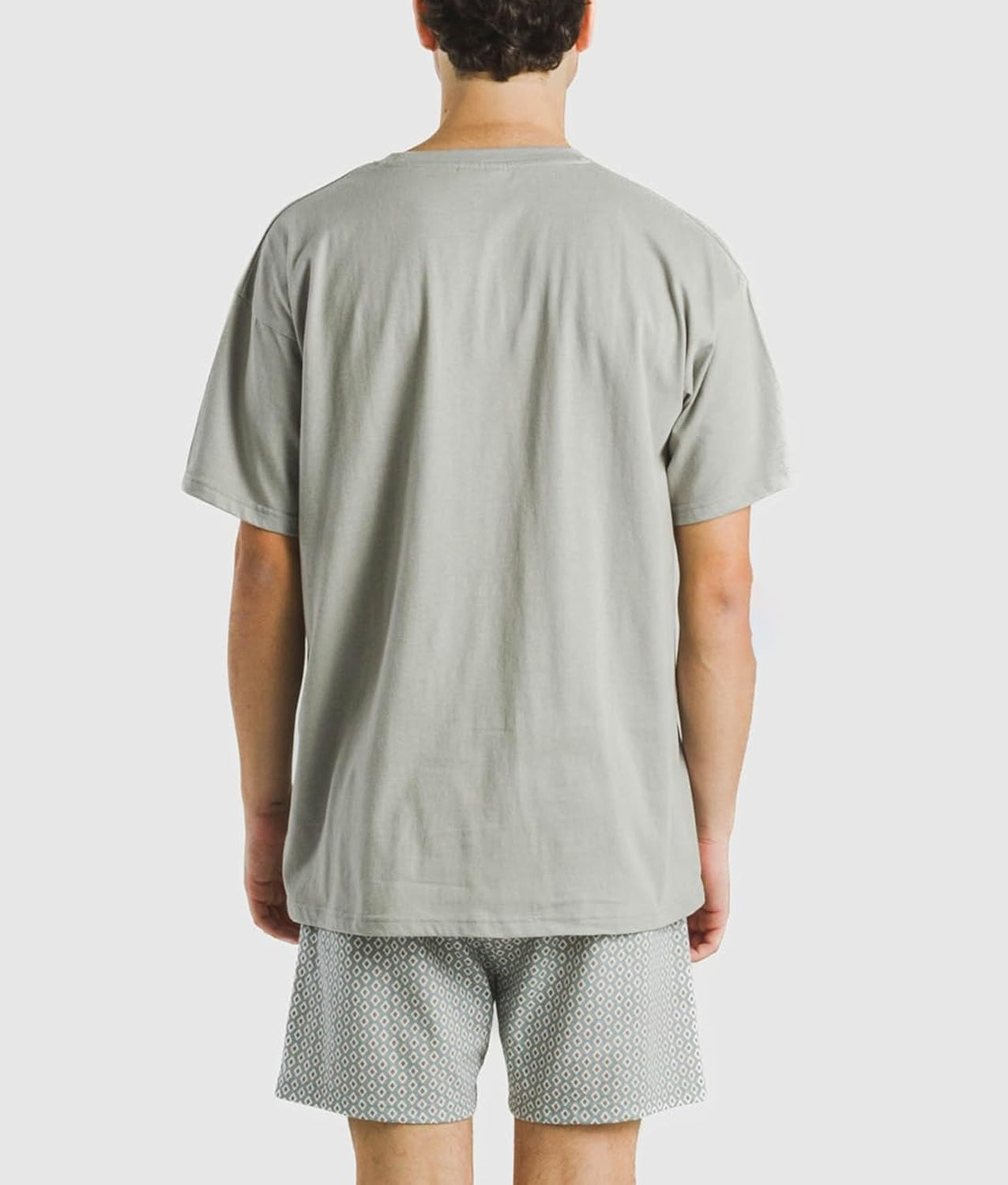 Mens Summer Soft Lightweight Printe Sleepwear Pajama Shorts