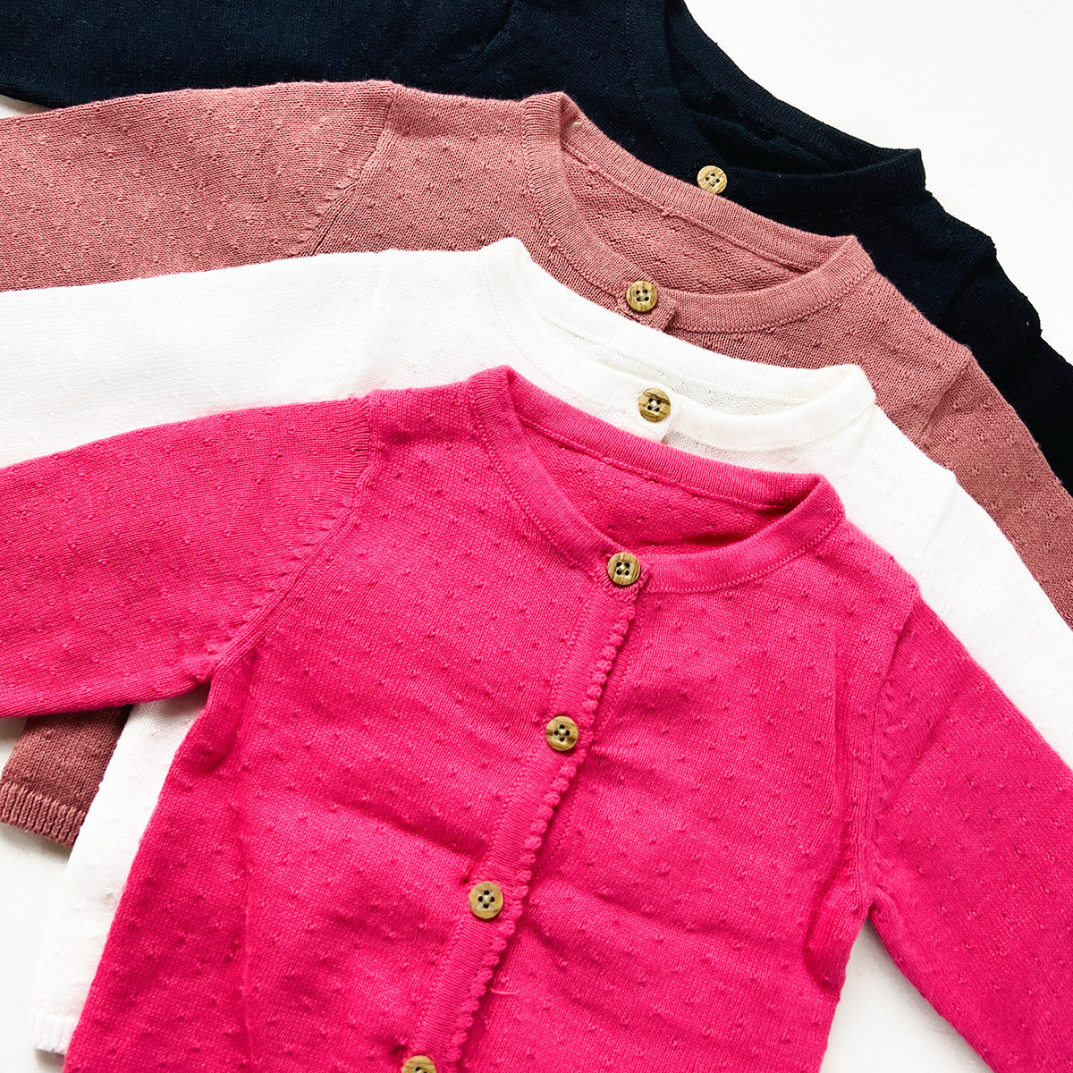 Girls Premium Soft Knit Button Cardigan