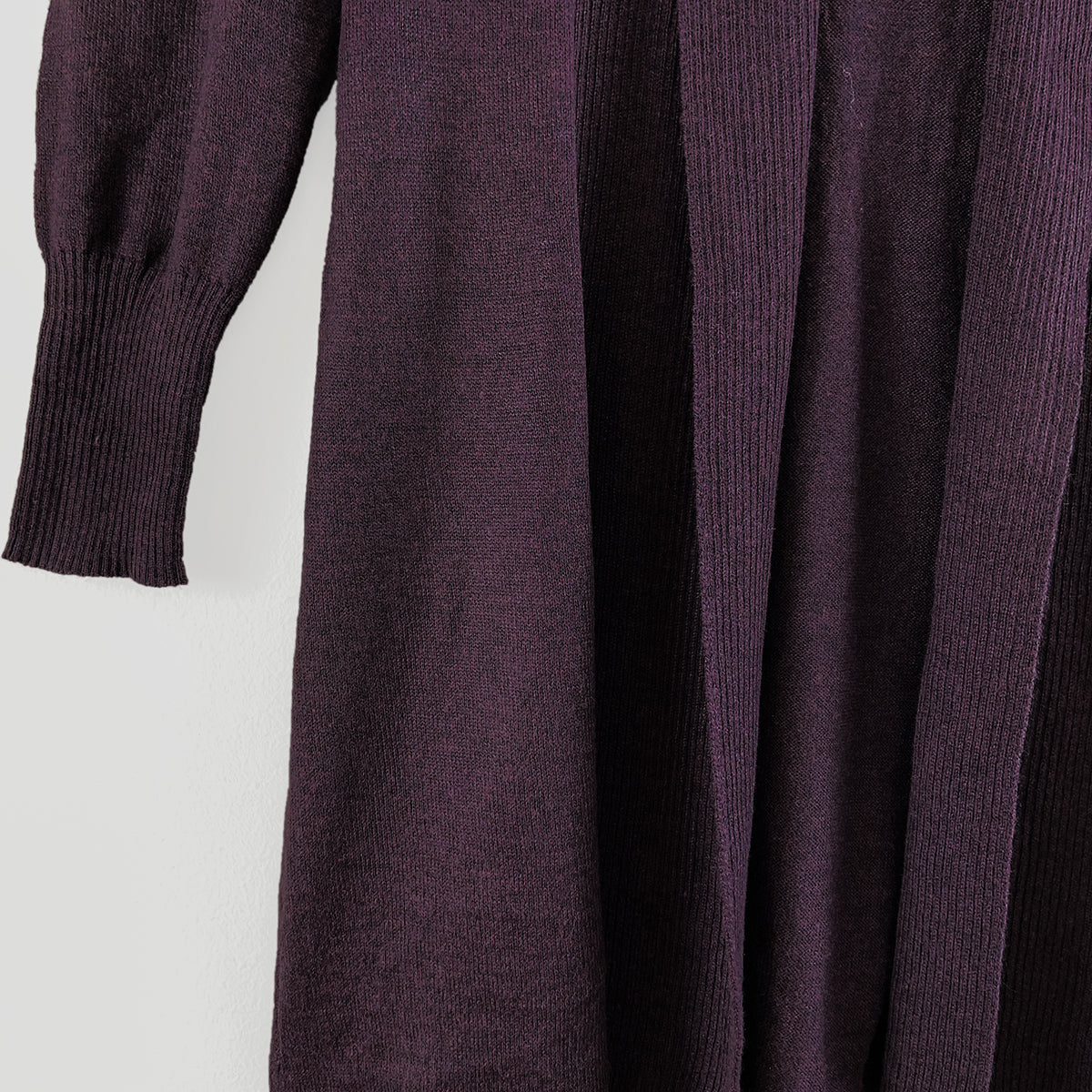 Womens Long Open Front Knit Lightweight Soft Cardigan Coat