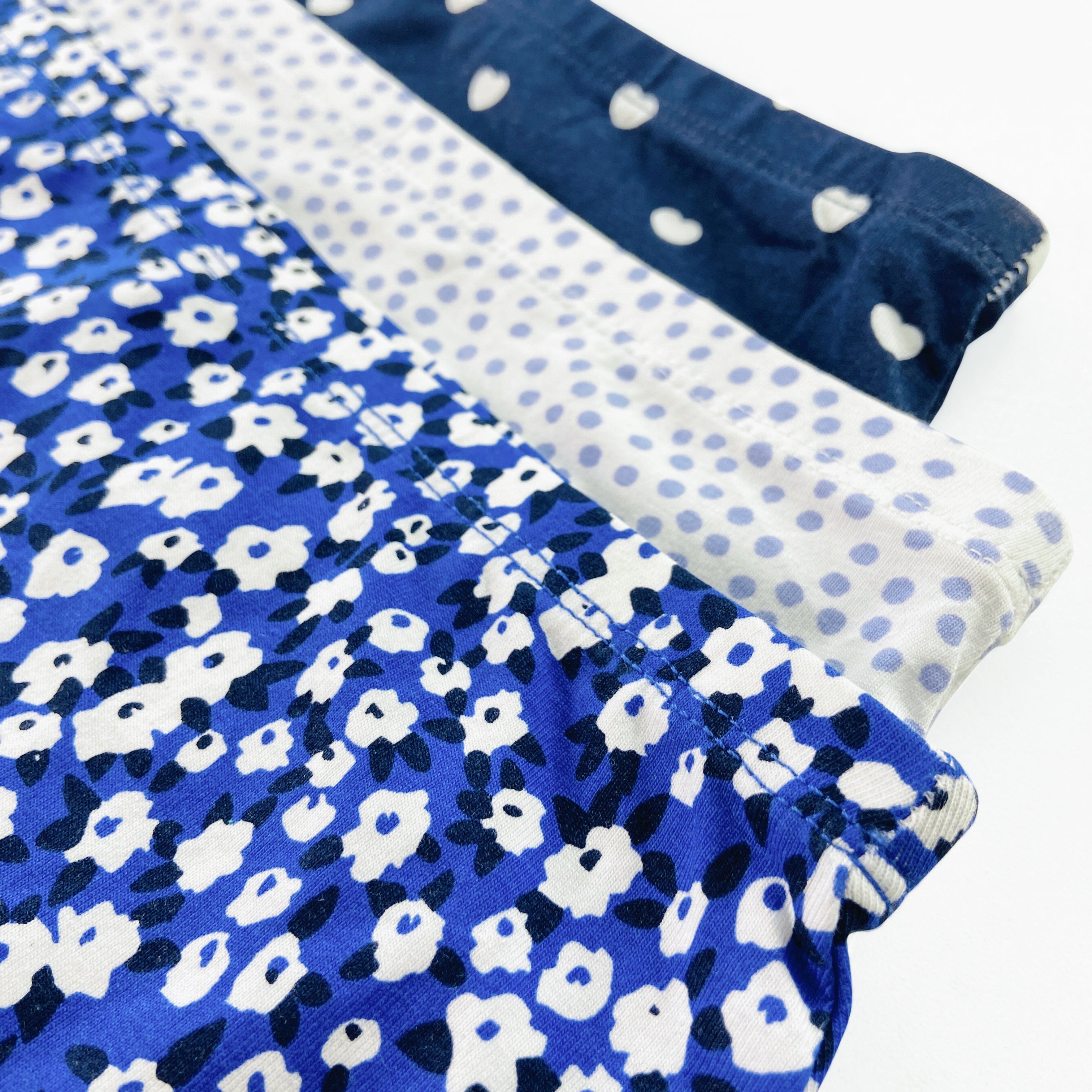 Pack of 3 Women's High Waist Printed Cotton Panty