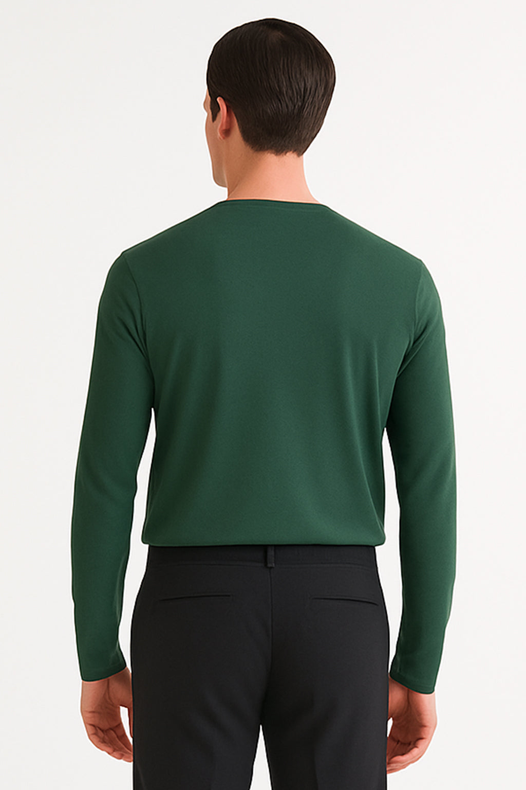 Mens Full Sleeve Crew Neck Jersey Cotton T-Shirt