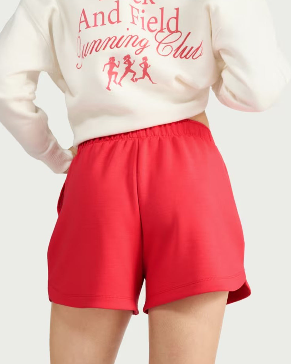 Women's Soft Stretch Curved Hem Sports Shorts