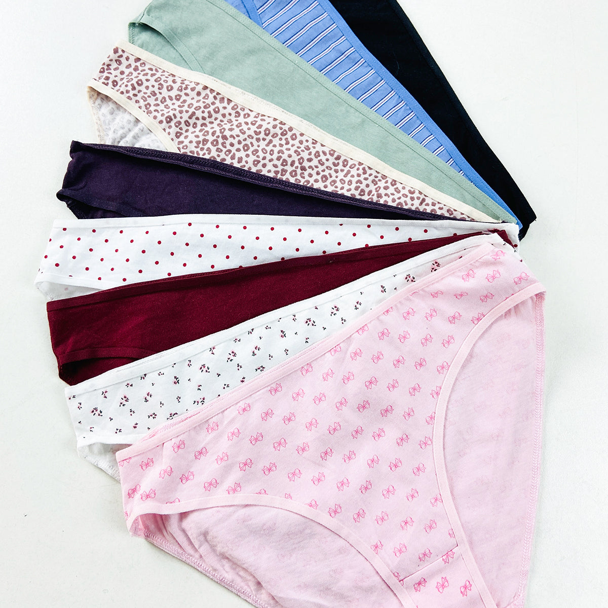 Pack of 5 Ladies Half Back Coverage Cotton Brief Panty