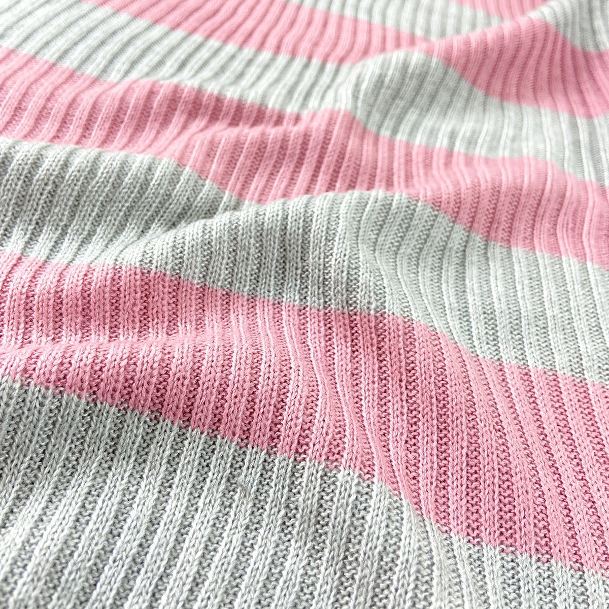 Womens Ribbed Striped Soft Knit  Turtleneck Sweater