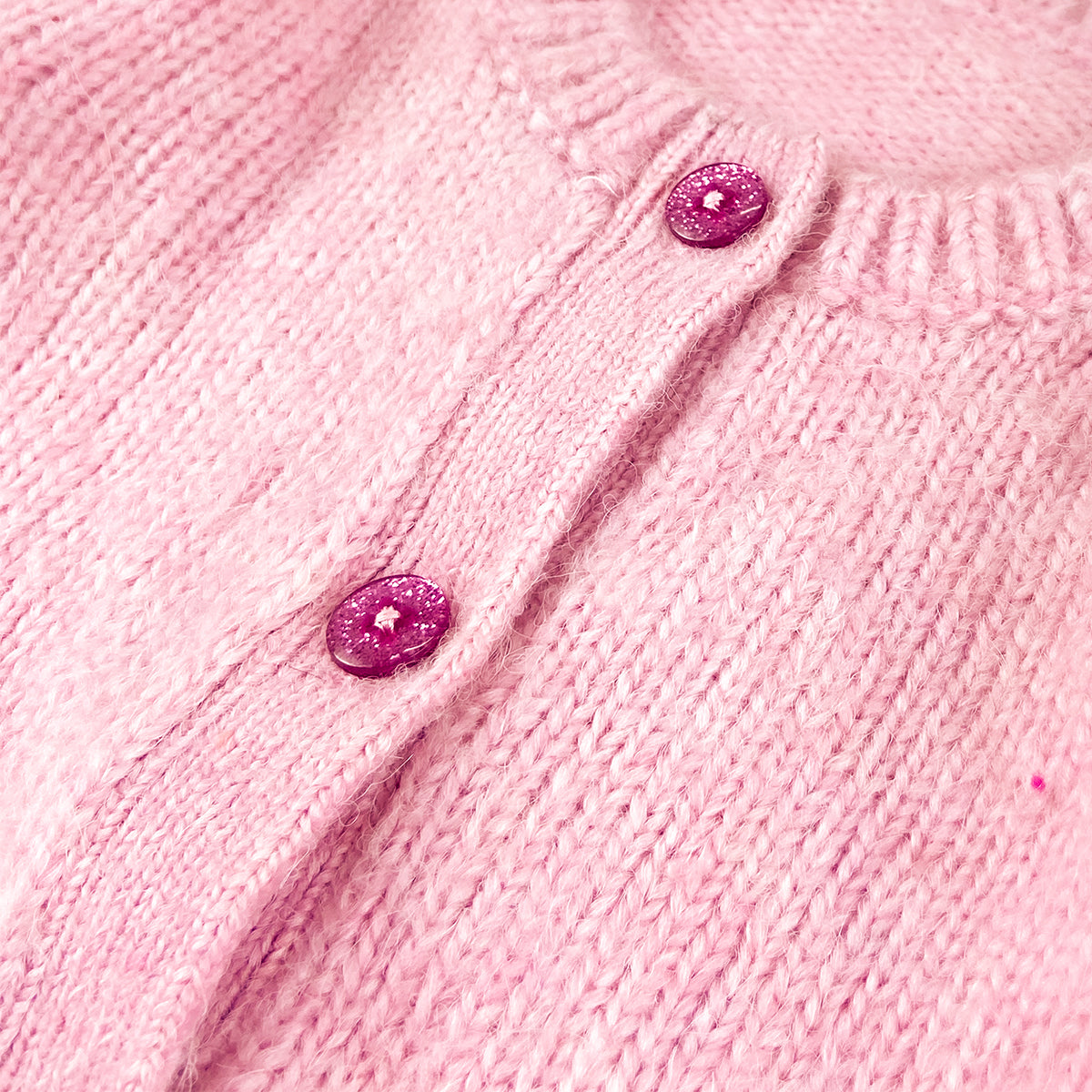 Girls Cable Knit Soft Cotton Cardigan Sweater