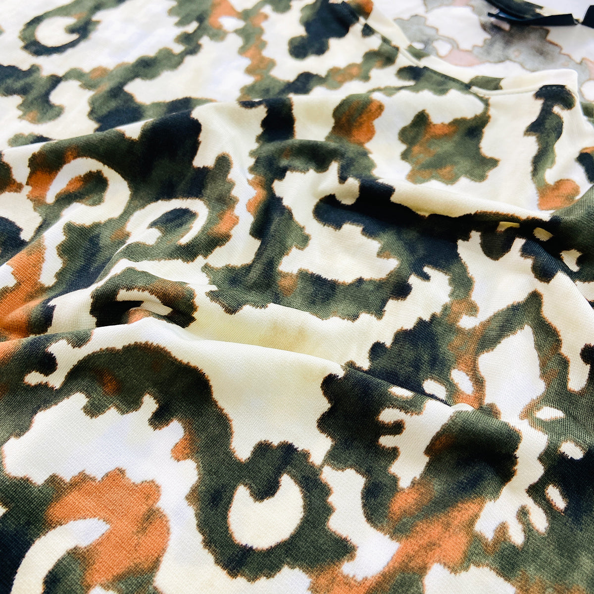 Womens Printed Short Sleeve Round Neck T-Shirt