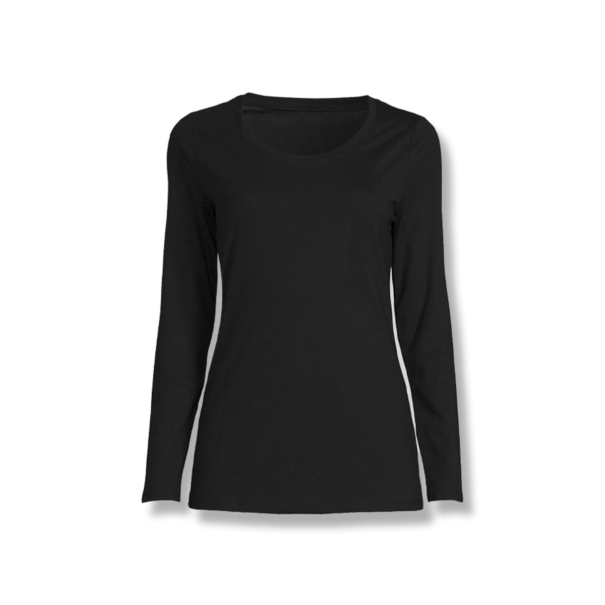 Womens Round Neck Cotton Full Sleeve T-shirt