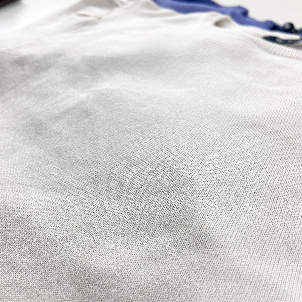 Womens Puff Short Sleeve Round Neck Knit Top