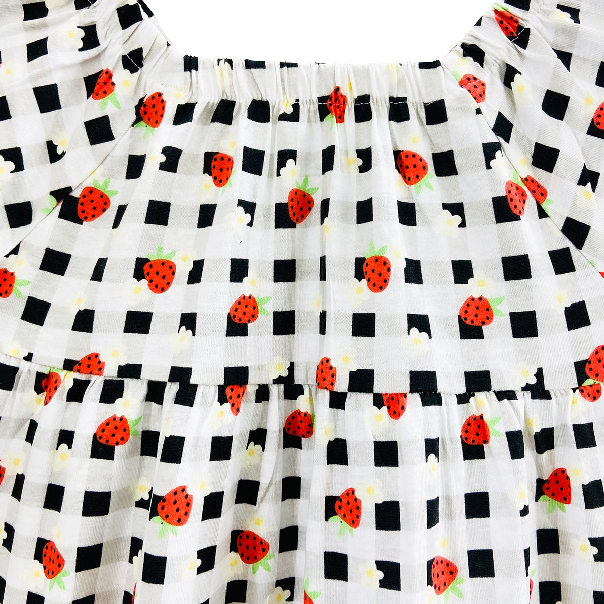 Girls Cute Print Soft Cotton Breathable Casual Summer Dress