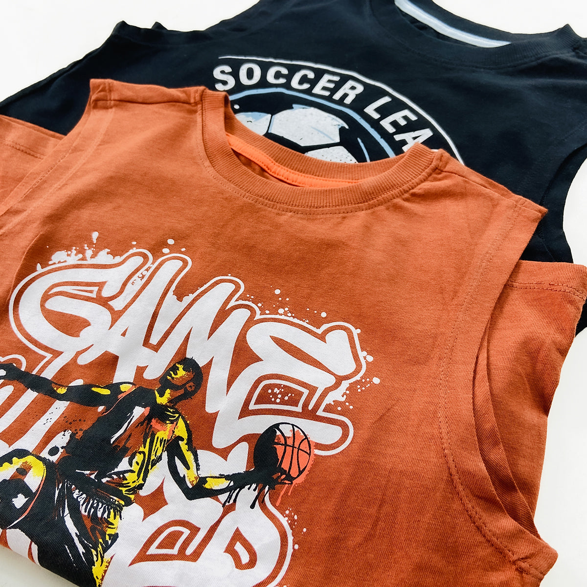 Boys Printed Sleeveless Soft Cotton & Breathable Summer Tank Top