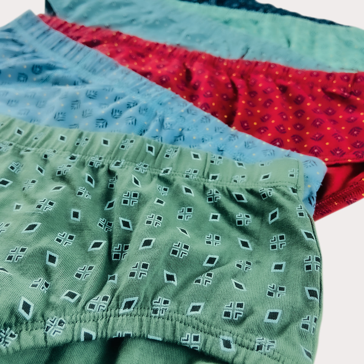 Pack of 3 Mens Classic Printed Cotton Briefs