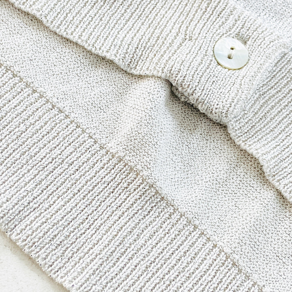 Womens Soft Thread Knit Sparkle Cardigan