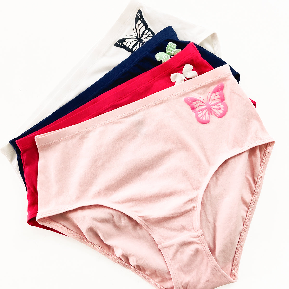 Pack of 3 Women's High Waist Cotton Panty