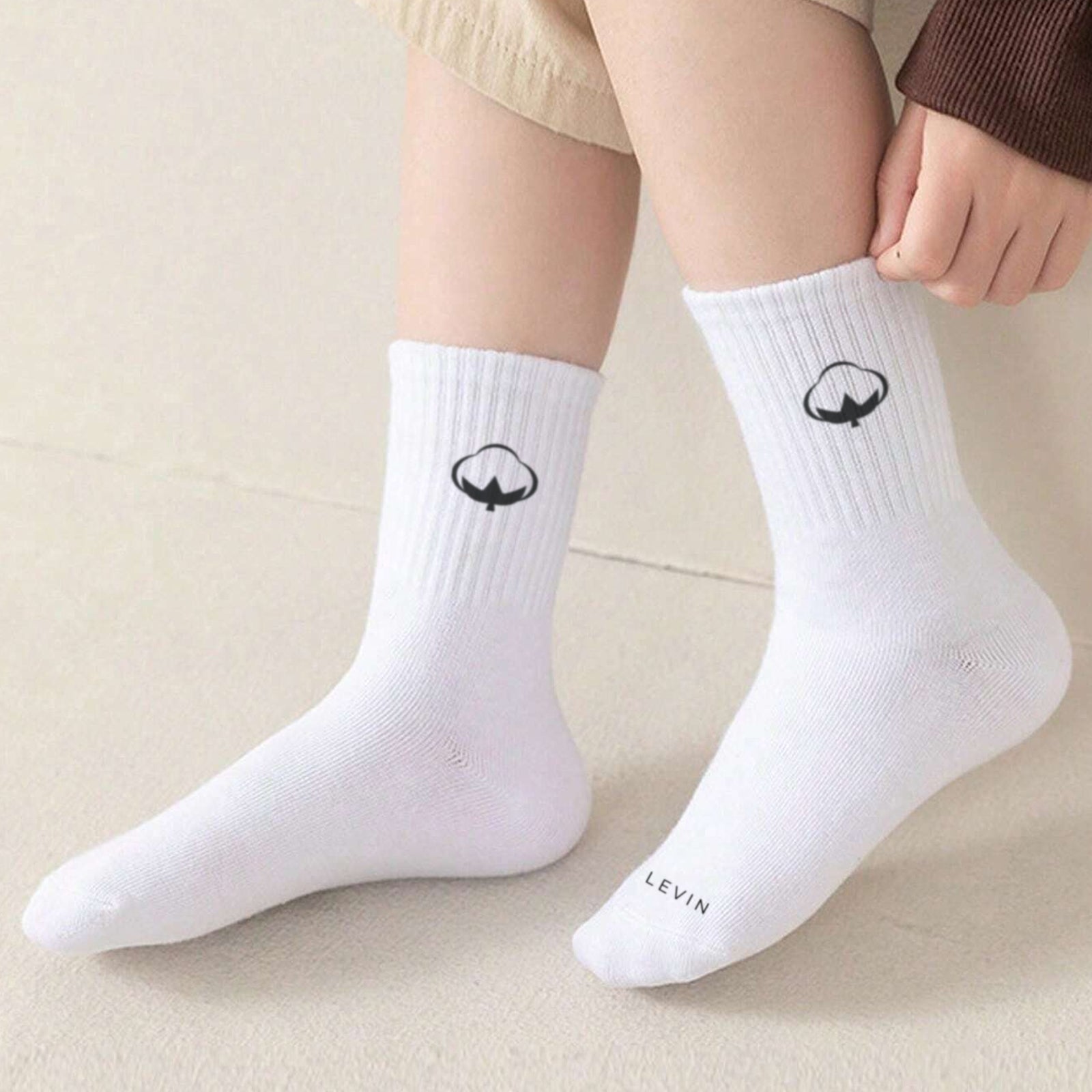 Pack of 3 Kids Premium Short Breathable Basic School Socks (2-14 Years)