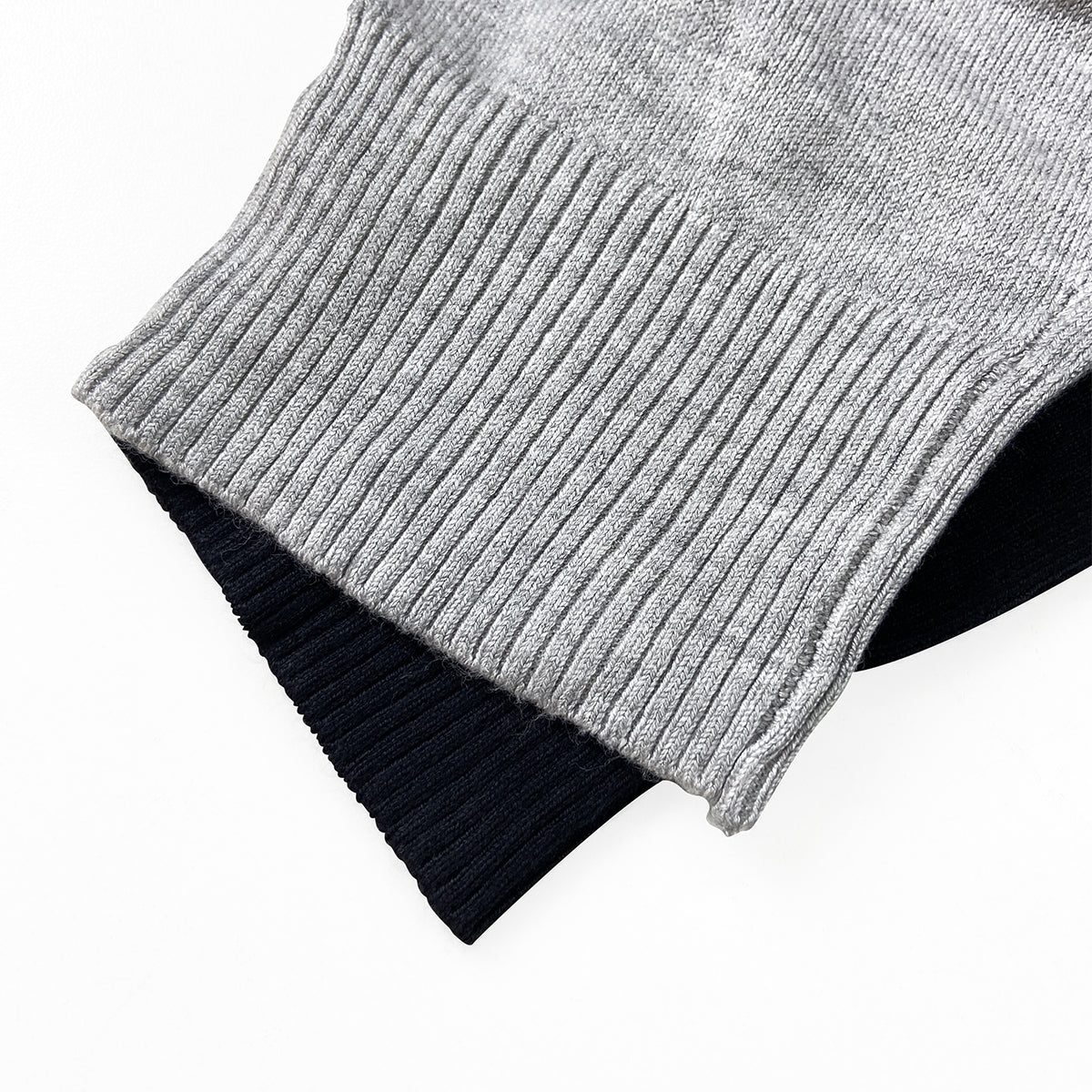 Womens Ribbed Trim Classic Open-Front Knit Cardigan