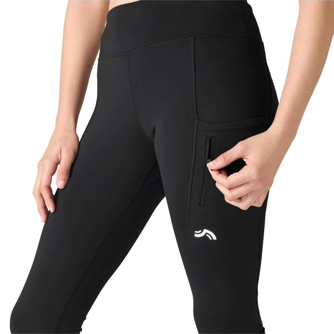 Womens Quick-Dry Capri Length Workout Pant with Pocket
