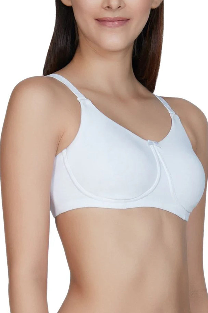 Womens Cotton Non-Padded Non-Wired Full Coverage Bra
