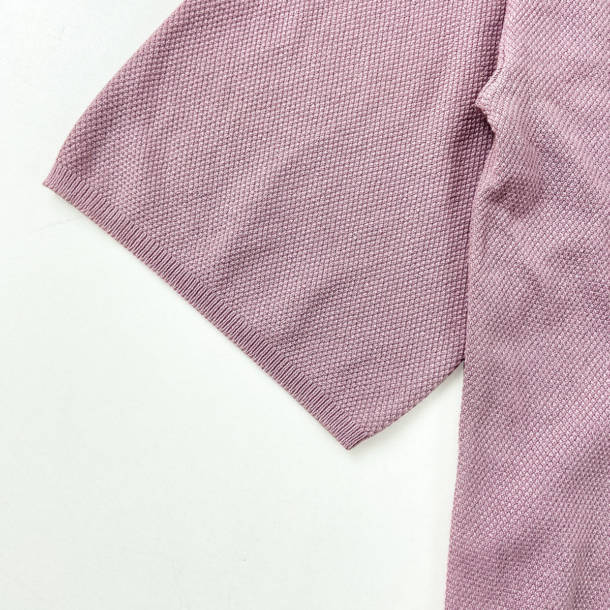 Womens Short Sleeve Textured Knit Open-Front Cardigan