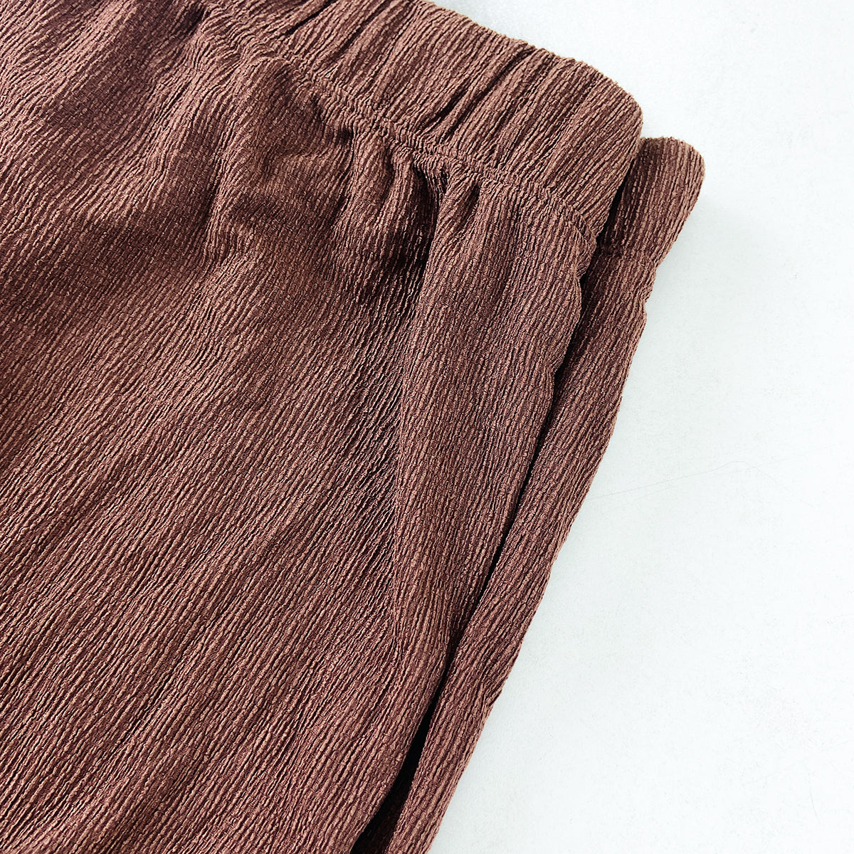 Womens Lightweight Crinkle Culotte 3/4 Pajama