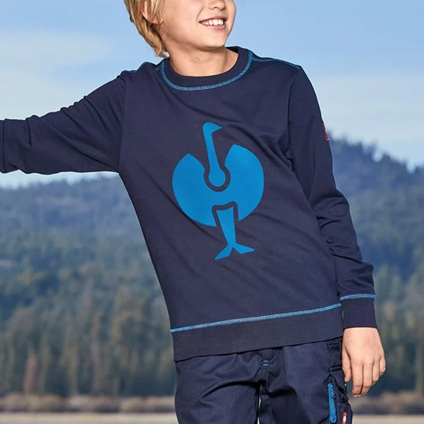 Kids' Full-Sleeve Printed Cotton Stretch Sweatshirt | 3–14 Years