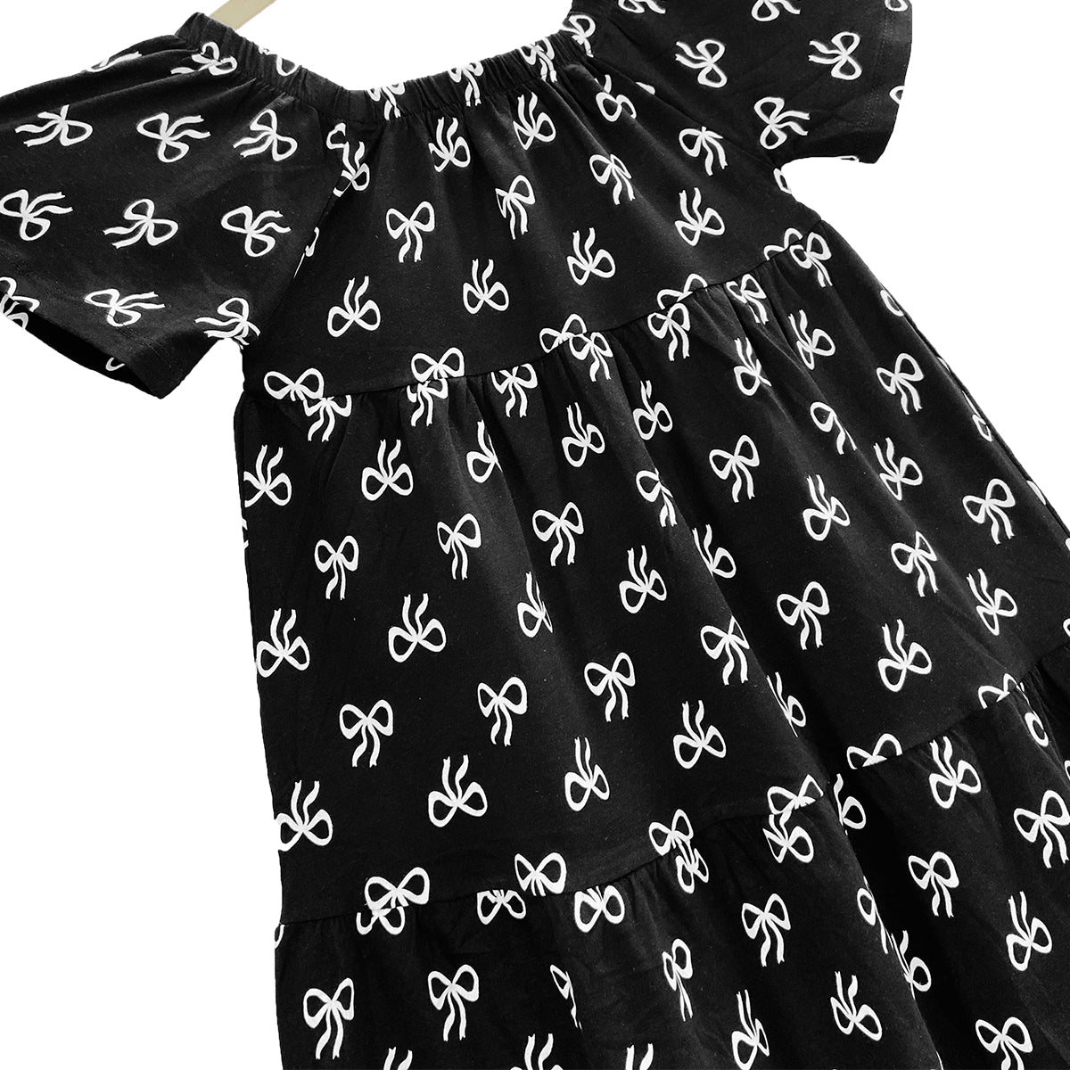 Girls Cute Print Soft Cotton Breathable Casual Summer Dress