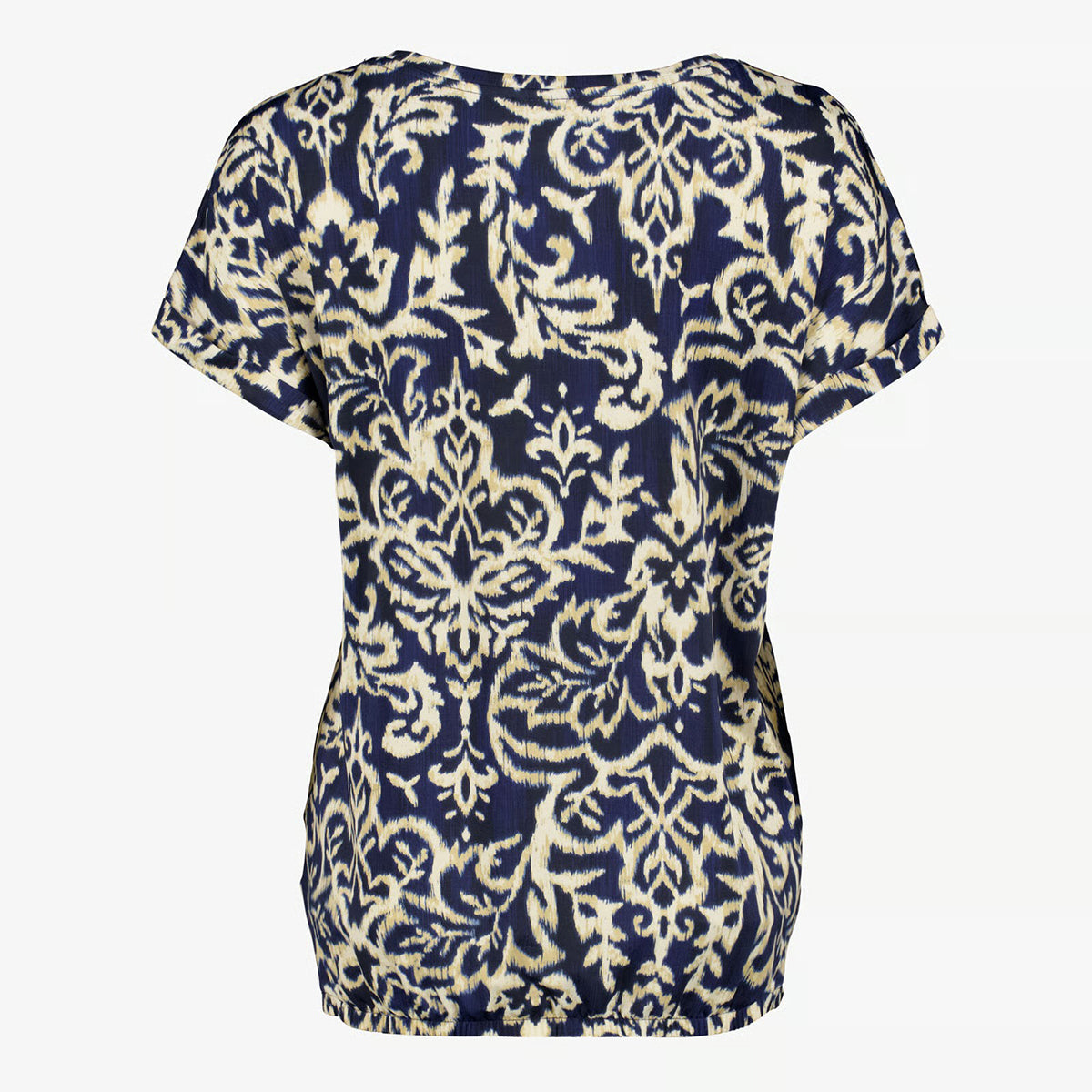 Womens Printed Short Sleeve Round Neck T-Shirt