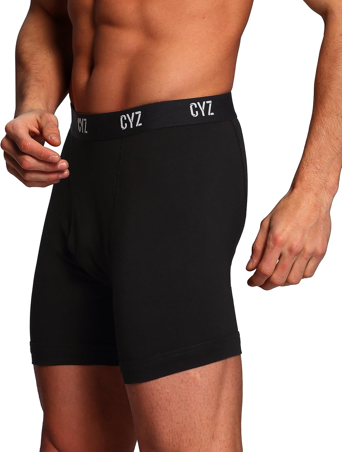 Men Mid Rise Cotton Stretch Boxer Underwear