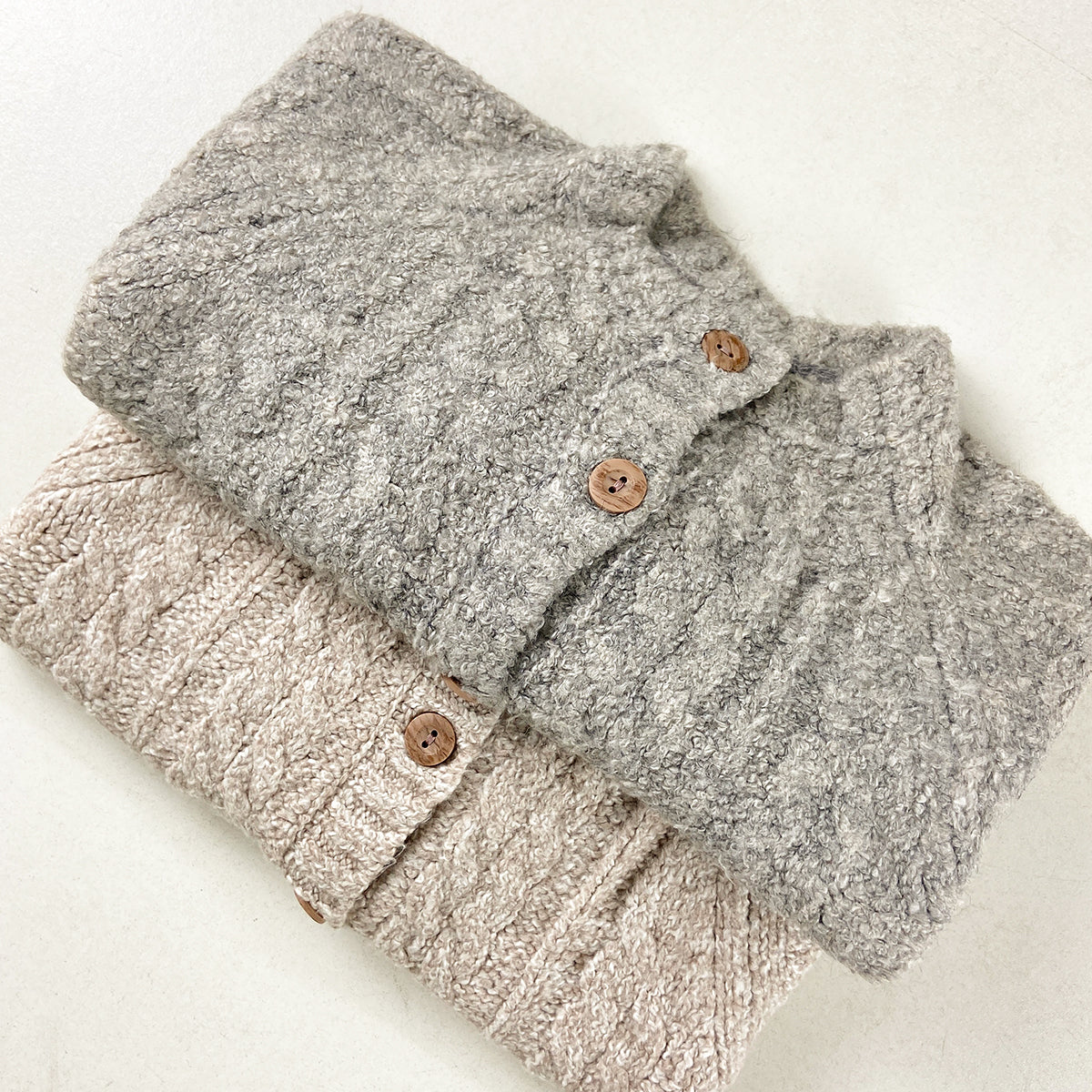 Girls Cotton Knitted Cardigan Sweater