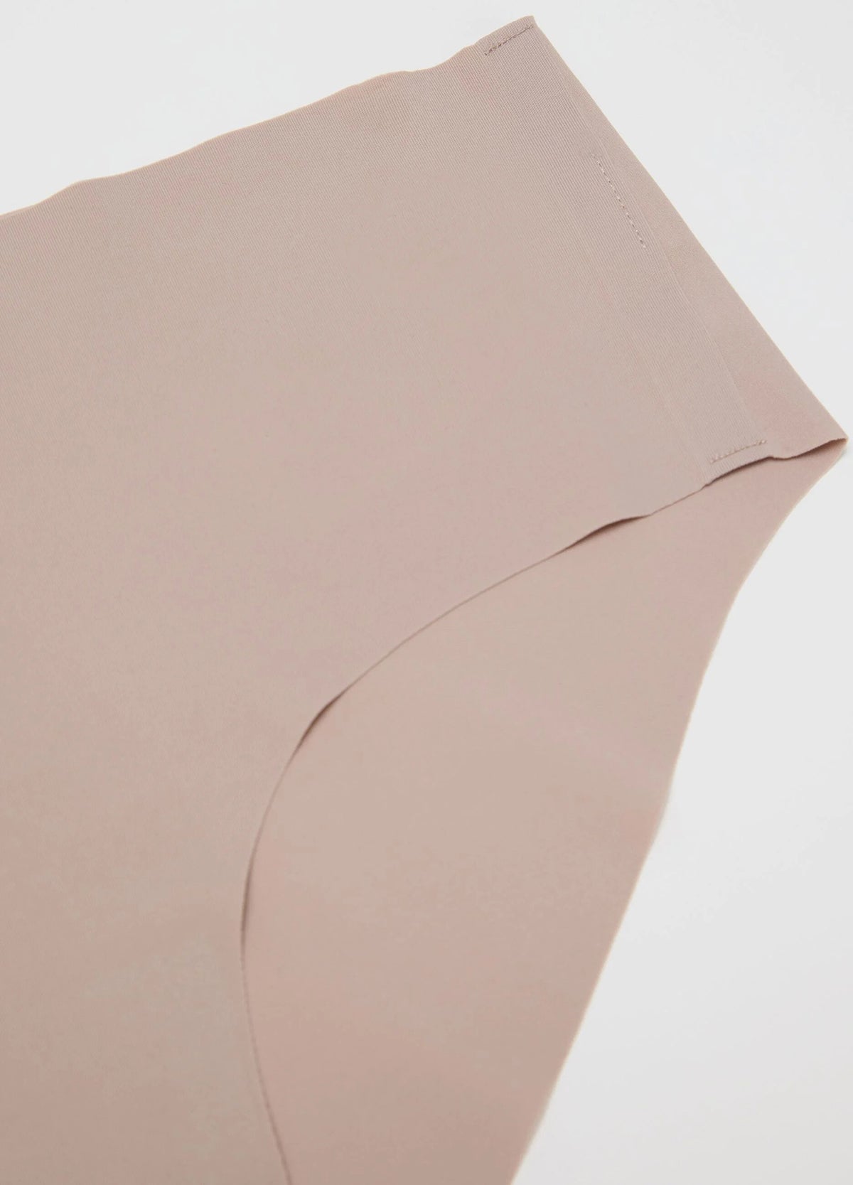 Womens Seamless Mid Rise Invisible Comfort Stretch Full Back Brief Panty