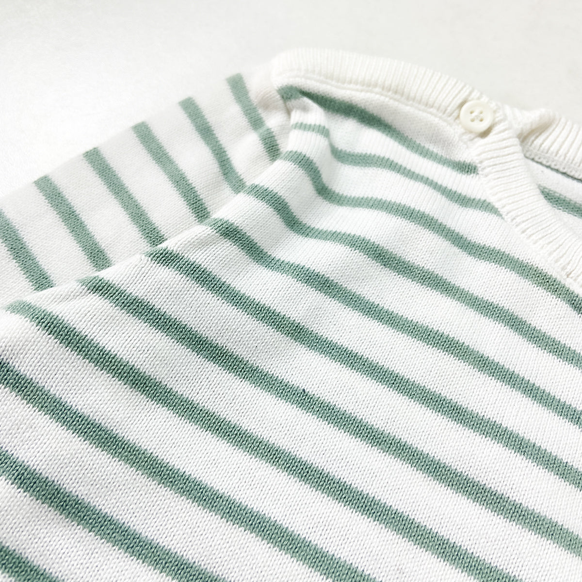 Toddler Baby Soft Cotton Striped Knit Full Sleeve Sweater
