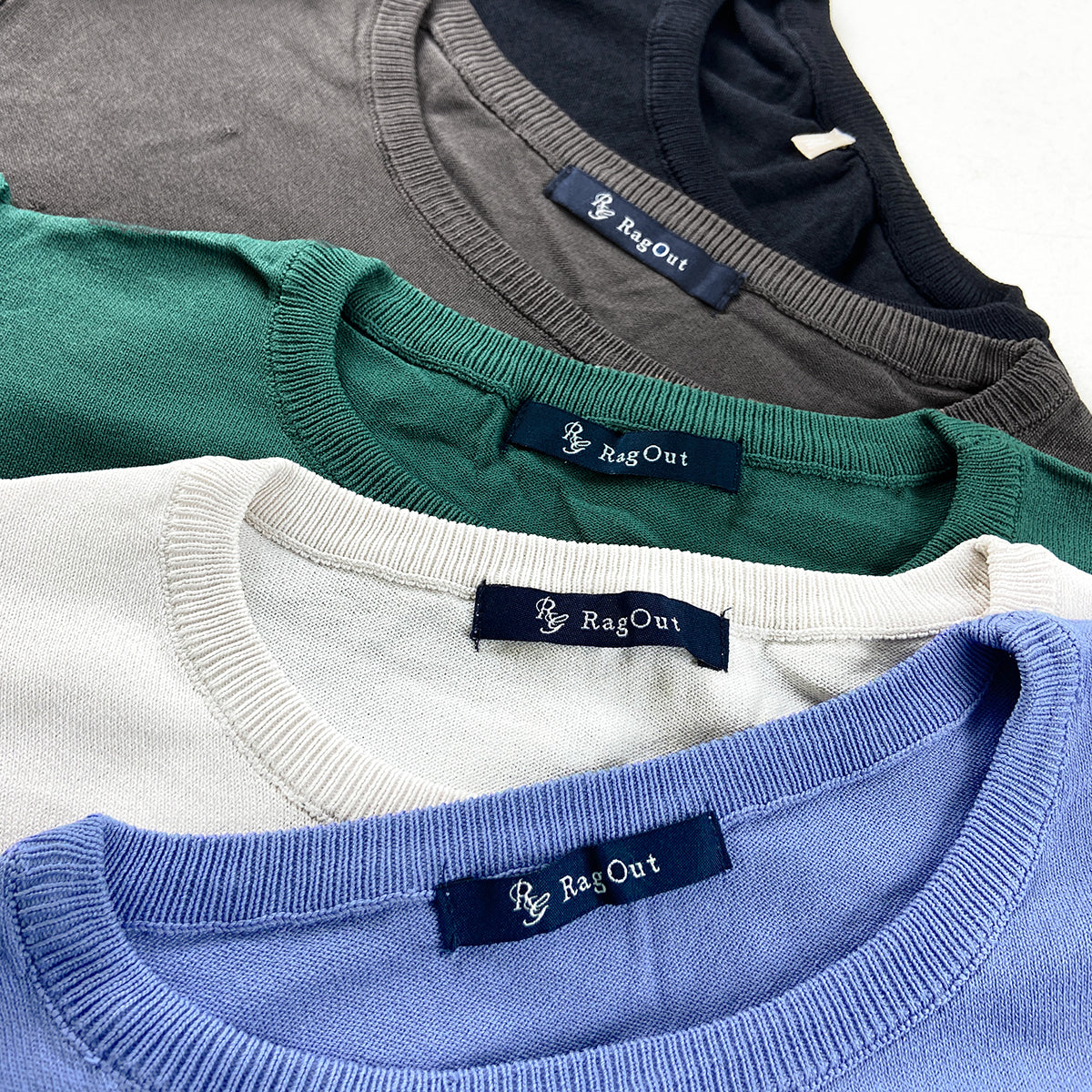 Womens Puff Short Sleeve Round Neck Knit Top